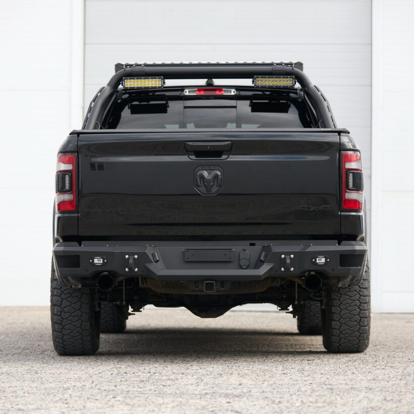 Бампер силовой задний BMS PRO-Line для Додж Рам 1500 2019-2024 - Силовые бамперы - DODGE - Dodge Ram