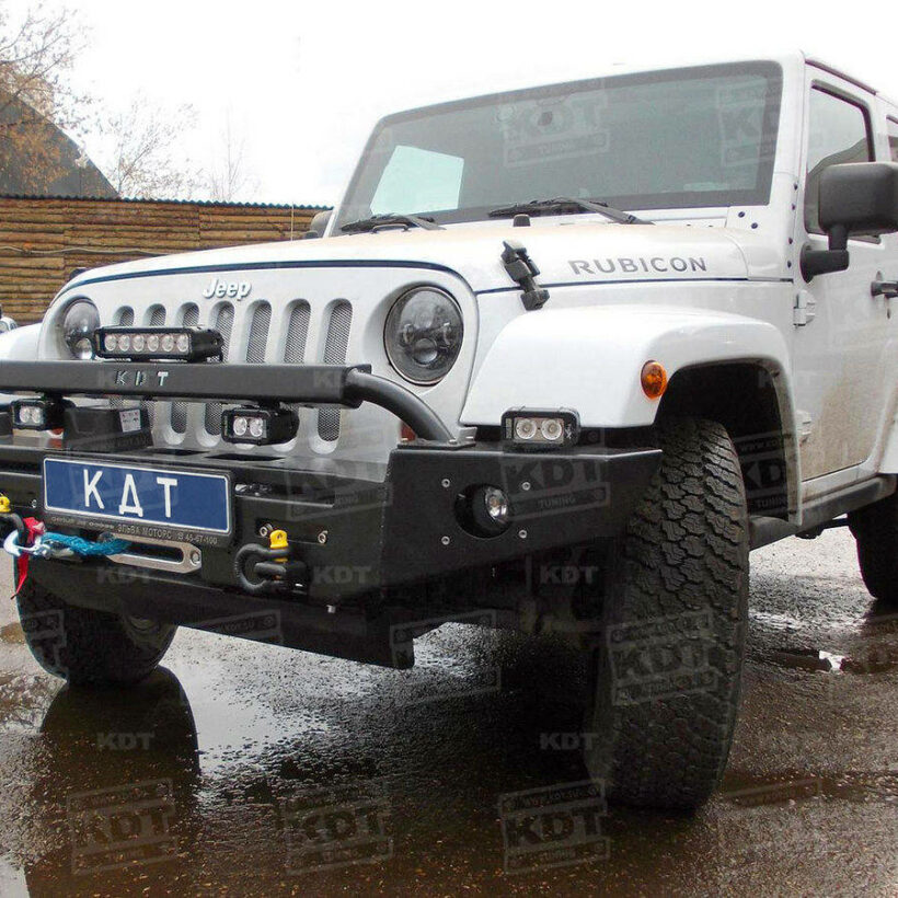 Передний силовой бампер алюминиевый - Jeep Wrangler - Силовые бамперы - JEEP - Jeep Wrangler