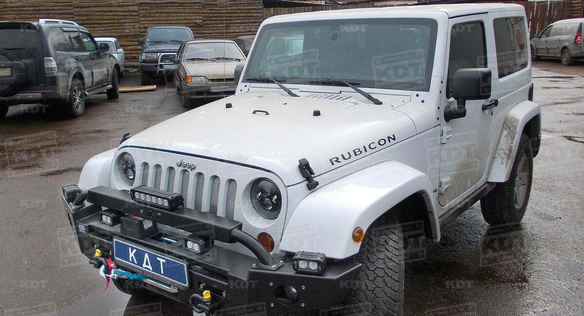 Передний силовой бампер алюминиевый - Jeep Wrangler - Силовые бамперы - JEEP - Jeep Wrangler