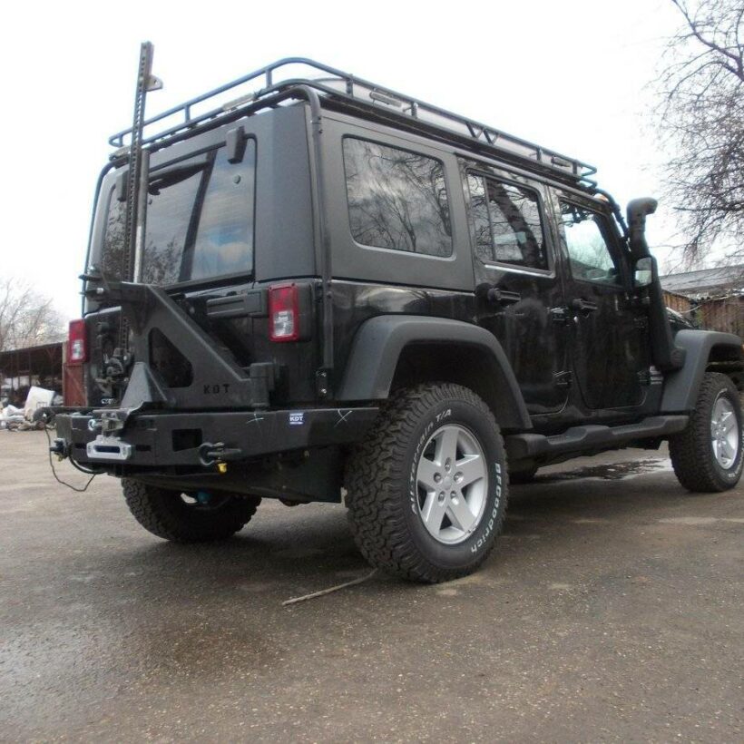 Задний силовой бампер из 430й нержавеющей стали - Jeep Wrangler - Силовые бамперы - JEEP - Jeep Wrangler