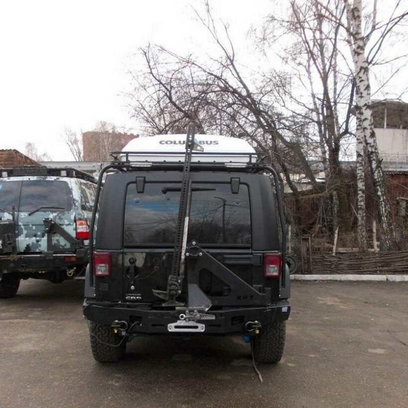 Задний силовой бампер из 430й нержавеющей стали - Jeep Wrangler - Силовые бамперы - JEEP - Jeep Wrangler
