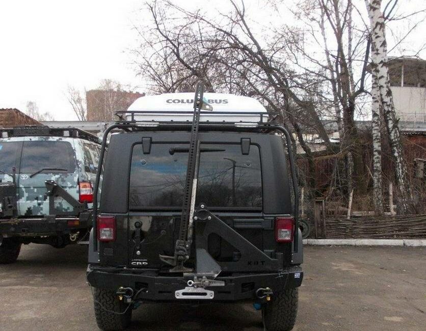 Задний силовой бампер из 430й нержавеющей стали - Jeep Wrangler - Силовые бамперы - JEEP - Jeep Wrangler