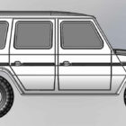 Задний силовой бампер из 430й нержавеющей стали - Mercedes-Benz G-класс арт.18021 - Силовые бамперы - MERCEDES-BENZ - Mercedes-Benz G-Class