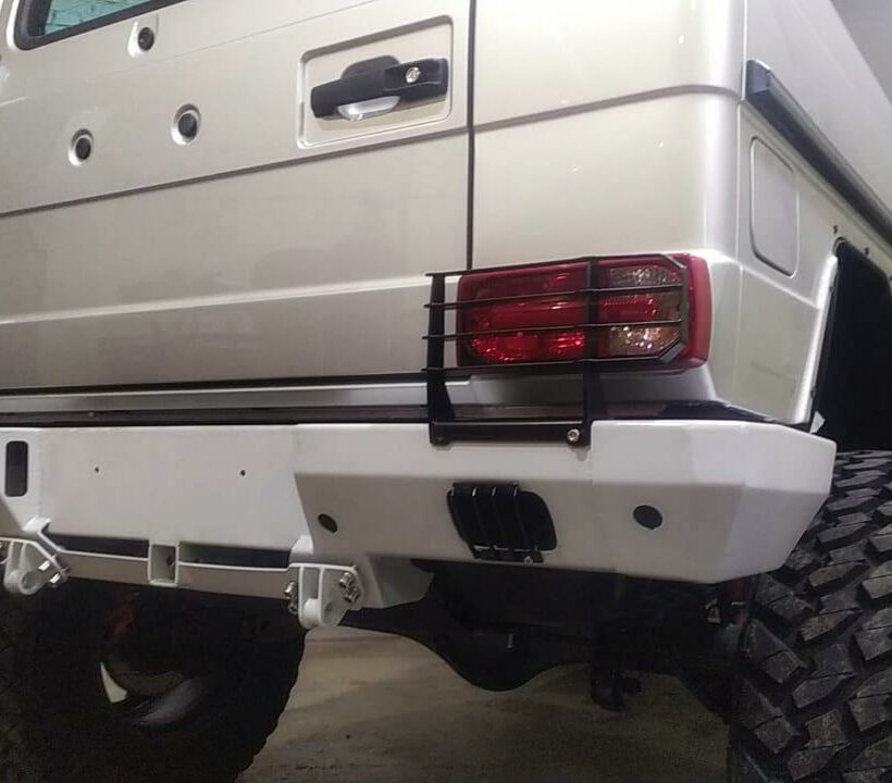 Задний силовой бампер из 430й нержавеющей стали - Mercedes-Benz G-класс арт.18021 - Силовые бамперы - MERCEDES-BENZ - Mercedes-Benz G-Class