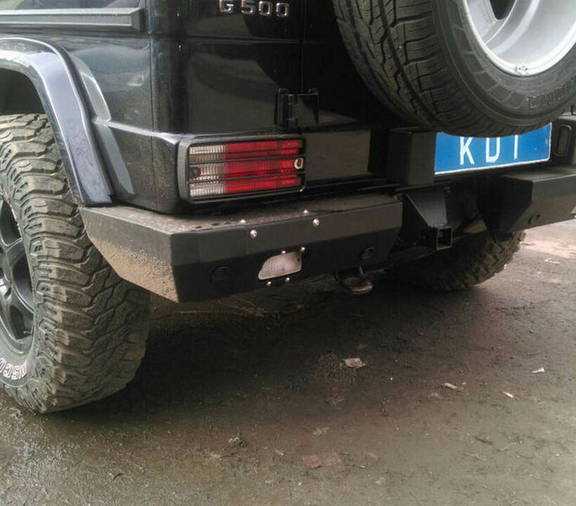 Задний силовой бампер из 430й нержавеющей стали - Mercedes-Benz G-класс арт.18021 - Силовые бамперы - MERCEDES-BENZ - Mercedes-Benz G-Class