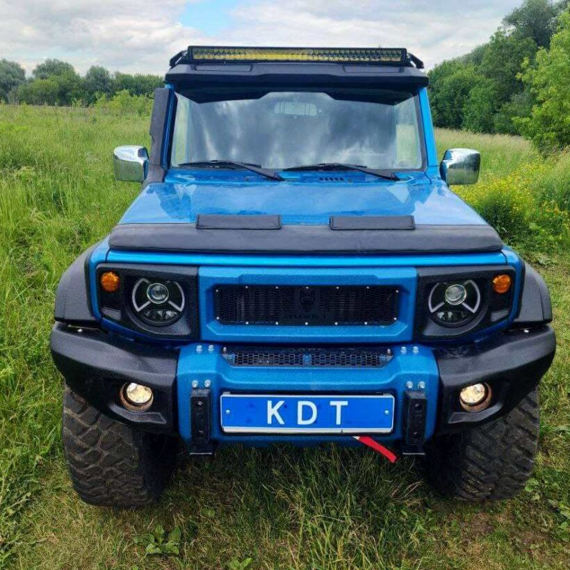 Передний силовой бампер со скрытой установкой лебедки - Suzuki Jimny, под проект HUSKY - Силовые бамперы - SUZUKI - Suzuki Jimny