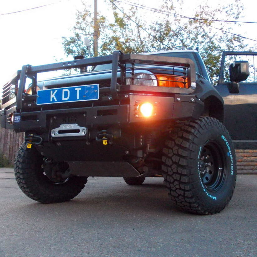 Передний силовой бампер со съемным кенгурином алюминиевый - Toyota FJ Cruiser. - Силовые бамперы - TOYOTA - Toyota FJ Cruiser
