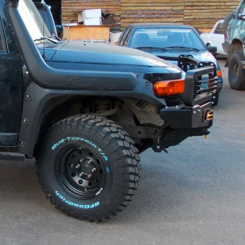 Передний силовой бампер со съемным кенгурином алюминиевый - Toyota FJ Cruiser. - Силовые бамперы - TOYOTA - Toyota FJ Cruiser
