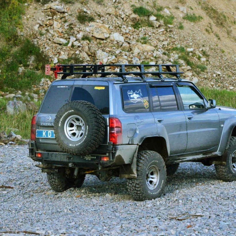 Задний силовой бампер II поколения из 430й нержавеющей стали Nissan Patrol - Силовые бамперы - NISSAN - Nissan Patrol