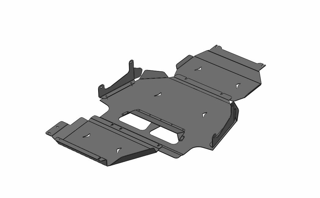 Защита картера Ford F-150 Raptor, Алюминий 4 мм - Защита днища - FORD - F-Series