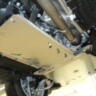 Защита картера двигателя и КПП BMW X5 / BMW X6+КПП, 2 части, с пыльниками, Алюминий 4 мм - Защита днища - BMW - BMW X6