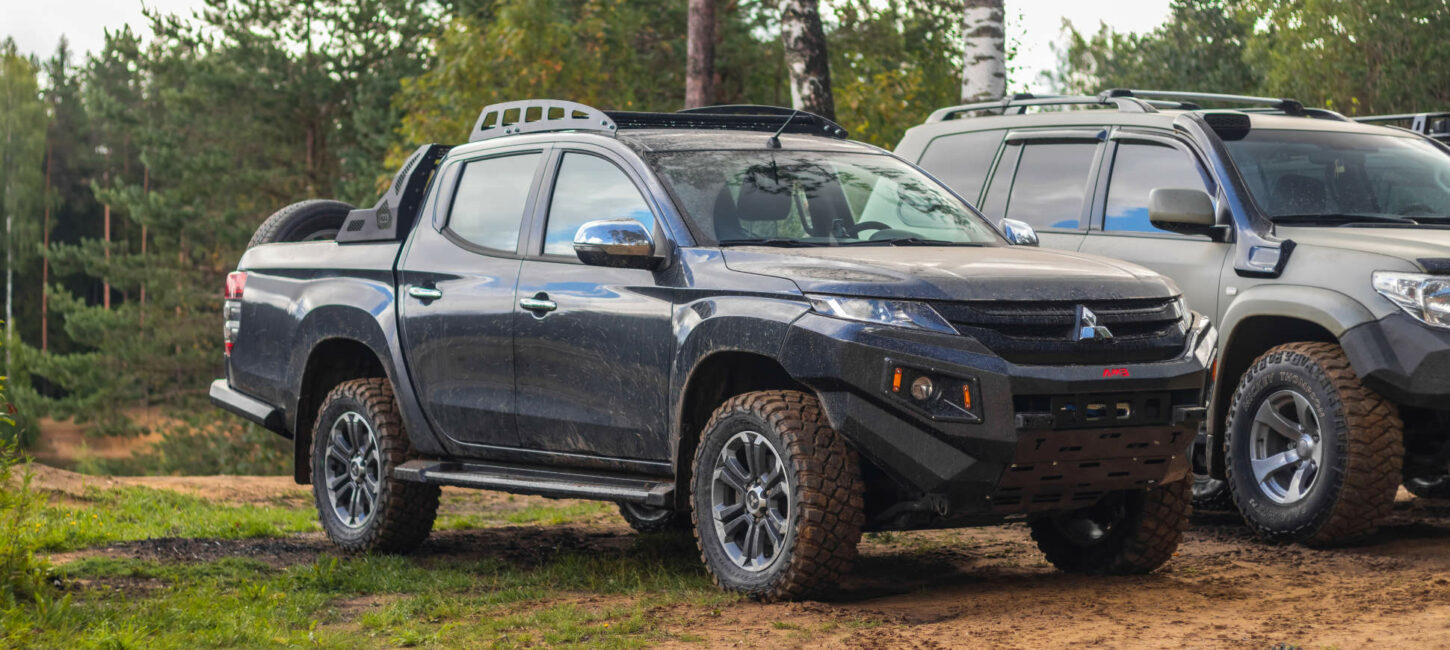 Экспедиционный багажник Mitsubishi L200 5-е поколение (на кабину). Комплектация 1 - Багажники