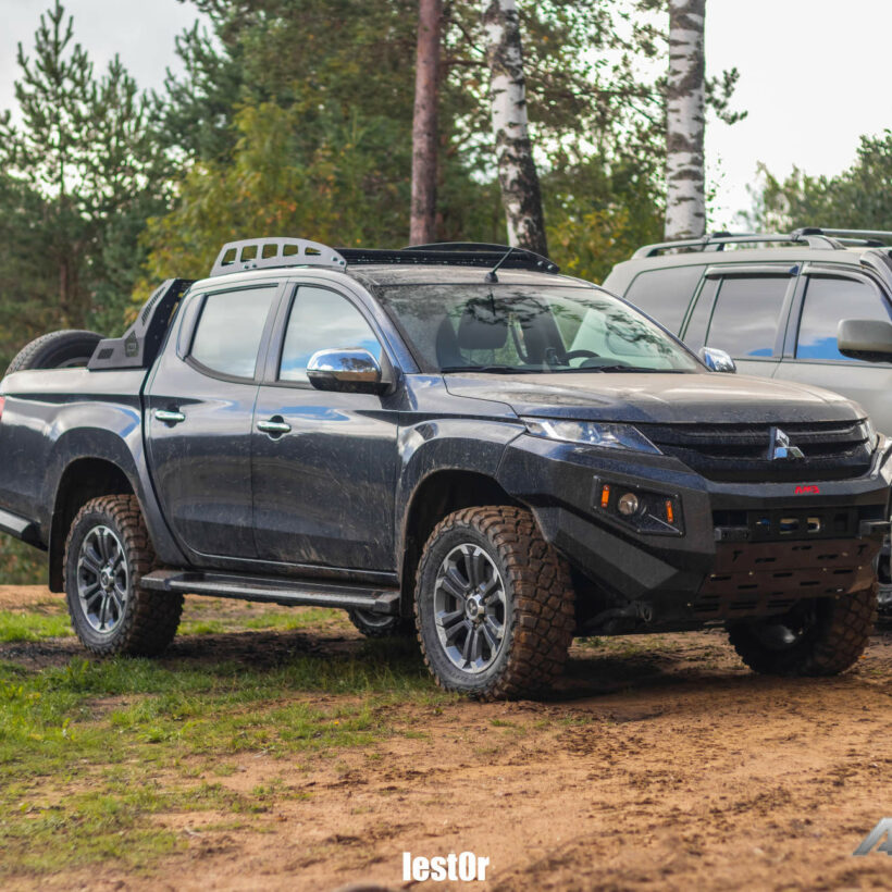 Экспедиционный багажник Mitsubishi L200 5-е поколение (на кабину). Комплектация 2 - Багажники