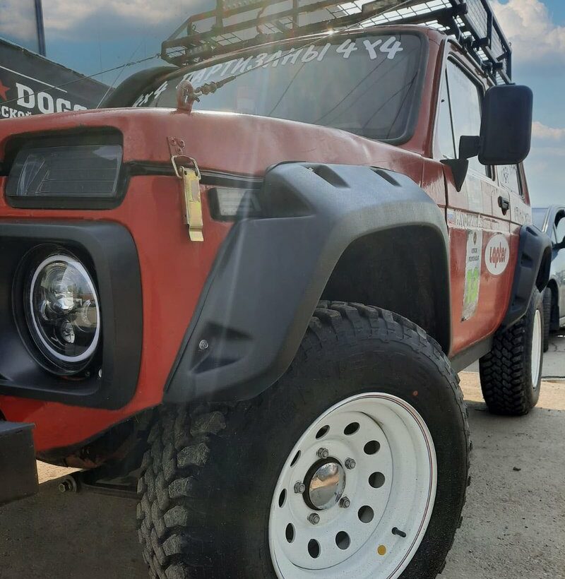 Расширители колесных арок Lada Niva 3-дверная (максимальный рез) - Расширители арок - АвтоВаз - Lada Niva