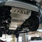 ЗАЩИТА ДНИЩА MITSUBISHI L-200, из 4х частей, алюминий 4 мм - Защита днища - MITSUBISHI - Mitsubishi L200