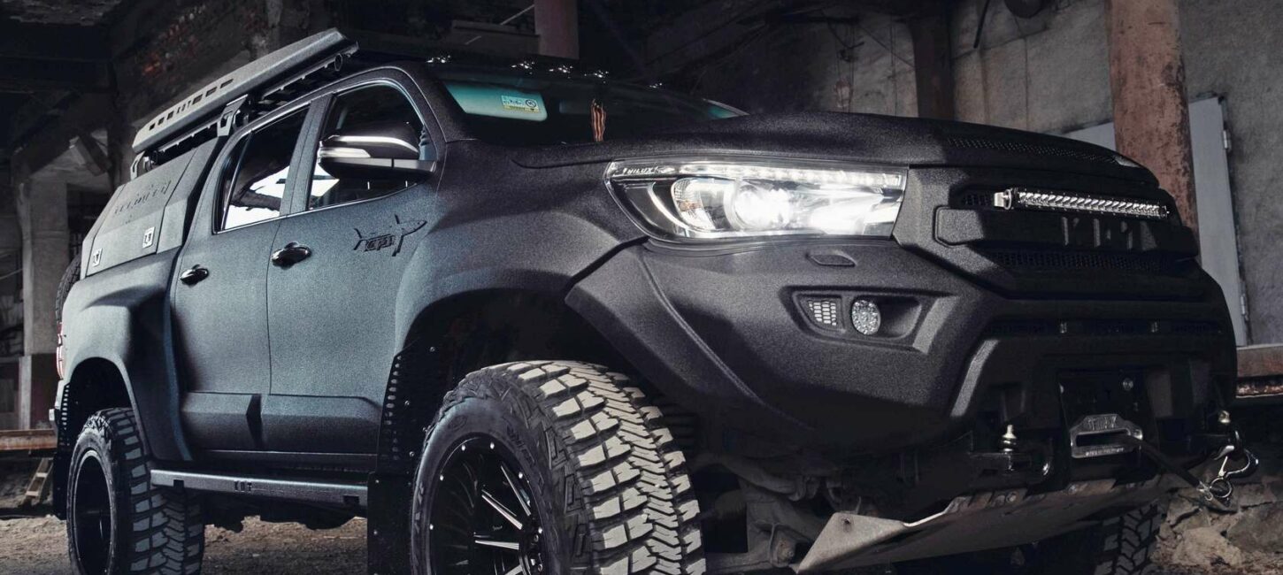 Расширители колесных арок - накладки на кузов пластиковые (комплект) - Toyota Hilux 2015 - - Расширители арок - TOYOTA - Toyota Hilux