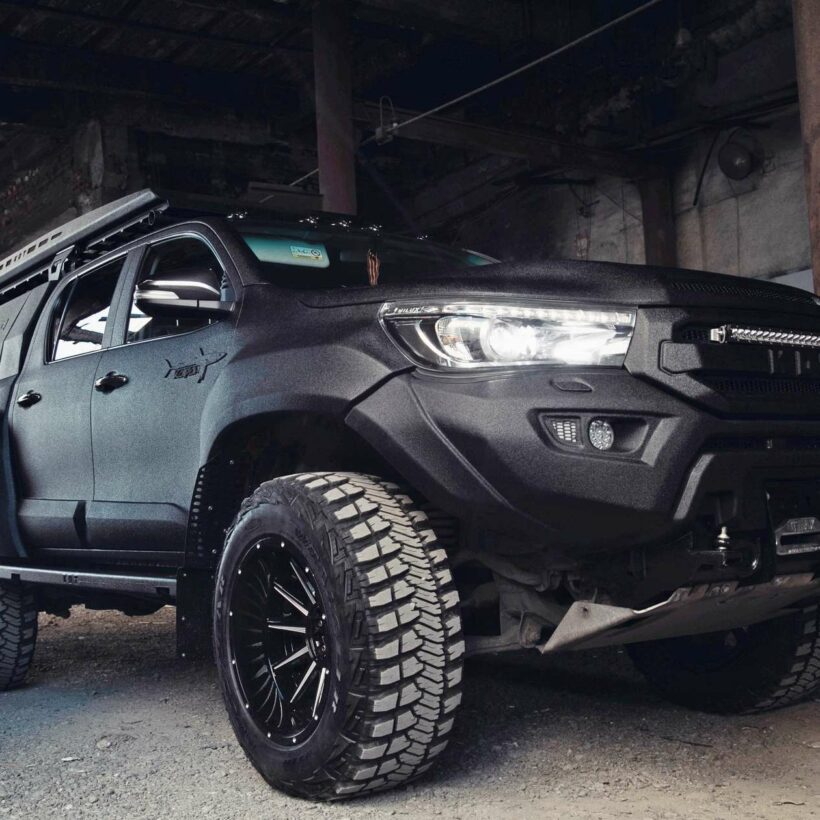 Расширители колесных арок - накладки на кузов пластиковые (комплект) - Toyota Hilux 2015 - - Расширители арок - TOYOTA - Toyota Hilux