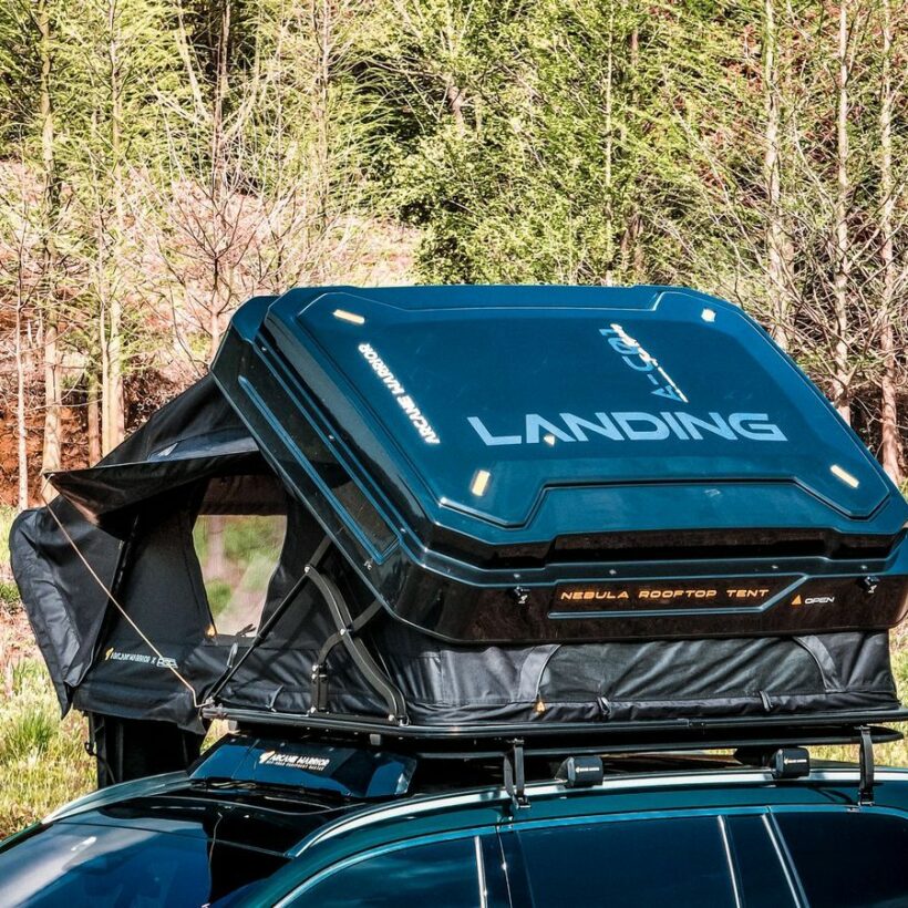 Автомобильная палатка на крышу Arcane Warrior LANDING Hardshell Roof Tent (ADA co-branded) - Всё для автотуризма - FORD