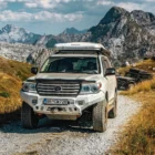 БАМПЕР RIVAL СИЛОВОЙ ПЕРЕДНИЙ АЛЮМИНИЕВЫЙ (ЧЕРНЫЙ) ДЛЯ TOYOTA LAND CRUISER 200 (2006-2015) - Силовые бамперы - TOYOTA - Toyota Land Cruiser