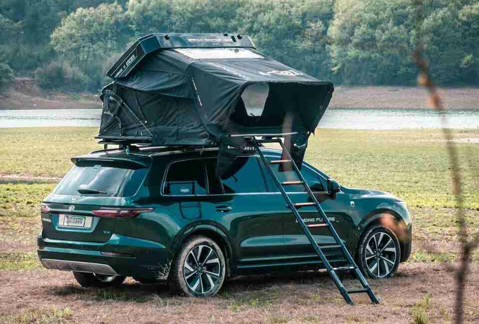 Автомобильная палатка на крышу Arcane Warrior LANDING Hardshell Roof Tent (ADA co-branded) - Всё для автотуризма - FORD