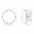 360 Серия Laser 6″ Сверхдальний свет — Янтарная Подсветка (пара) - Доп. свет - JEEP