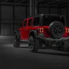 БАМПЕР СИЛОВОЙ ЗАДНИЙ RIVAL АЛЮМИНИЕВЫЙ ДЛЯ JEEP WRANGLER JL, ДЛИННЫЙ - Силовые бамперы - JEEP - Jeep Wrangler