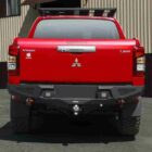 БАМПЕР СИЛОВОЙ ЗАДНИЙ RIVAL АЛЮМИНИЕВЫЙ ЧЕРНЫЙ MITSUBISHI L200 2018+ РЕСТАЙЛИНГ - Силовые бамперы - MITSUBISHI - Mitsubishi L200