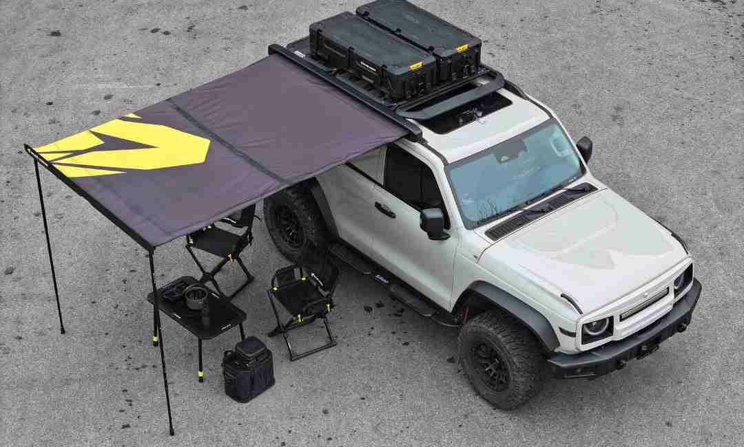 Маркиза автомобильная в алюминиевом корпусе Arcane Warrior HARDCORE Car Canopy Silver - Всё для автотуризма - FORD
