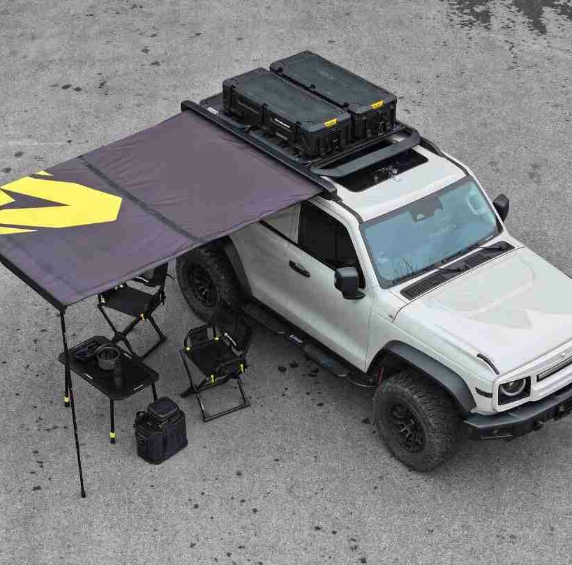 Маркиза автомобильная в алюминиевом корпусе Arcane Warrior HARDCORE Car Canopy Silver - Всё для автотуризма - FORD