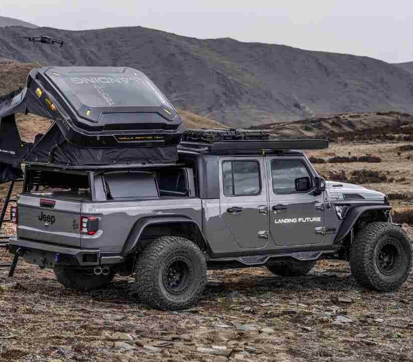 Автомобильная палатка на крышу Arcane Warrior LANDING Hardshell Roof Tent (ADA co-branded) - Всё для автотуризма - FORD