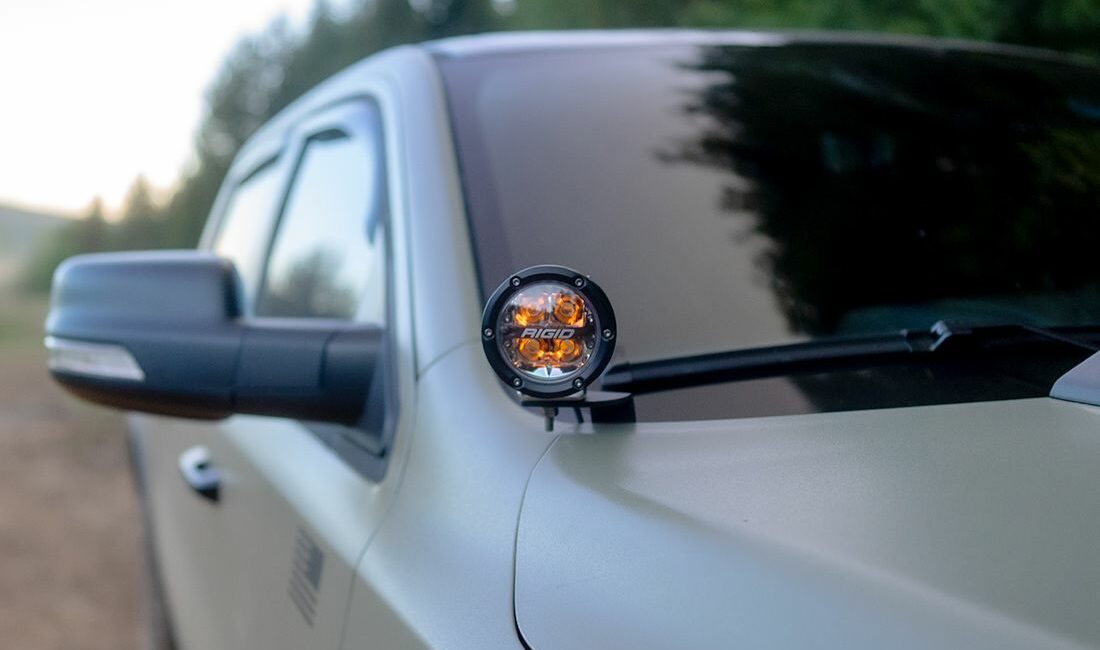 Крепление фар на стойки лобового стекла Dodge Ram 1500 19+ - Экстерьер - DODGE - Dodge Ram