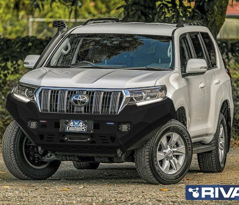 БАМПЕР СИЛОВОЙ ПЕРЕДНИЙ AL (ЧЕРНЫЙ) RIVAL ДЛЯ TOYOTA LAND CRUISER PRADO 150 (2017+) - Силовые бамперы - TOYOTA - Toyota Land Cruiser Prado