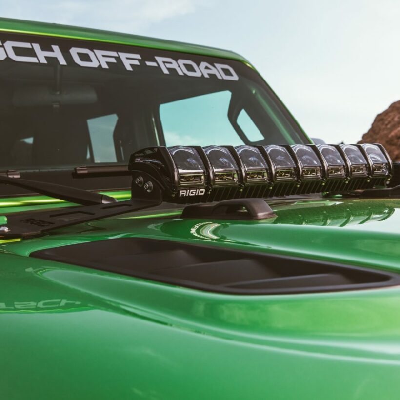 Крепление на капот для фары 20″ ADAPT (JEEP Wrangler JL ) - Экстерьер - JEEP - Jeep Gladiator