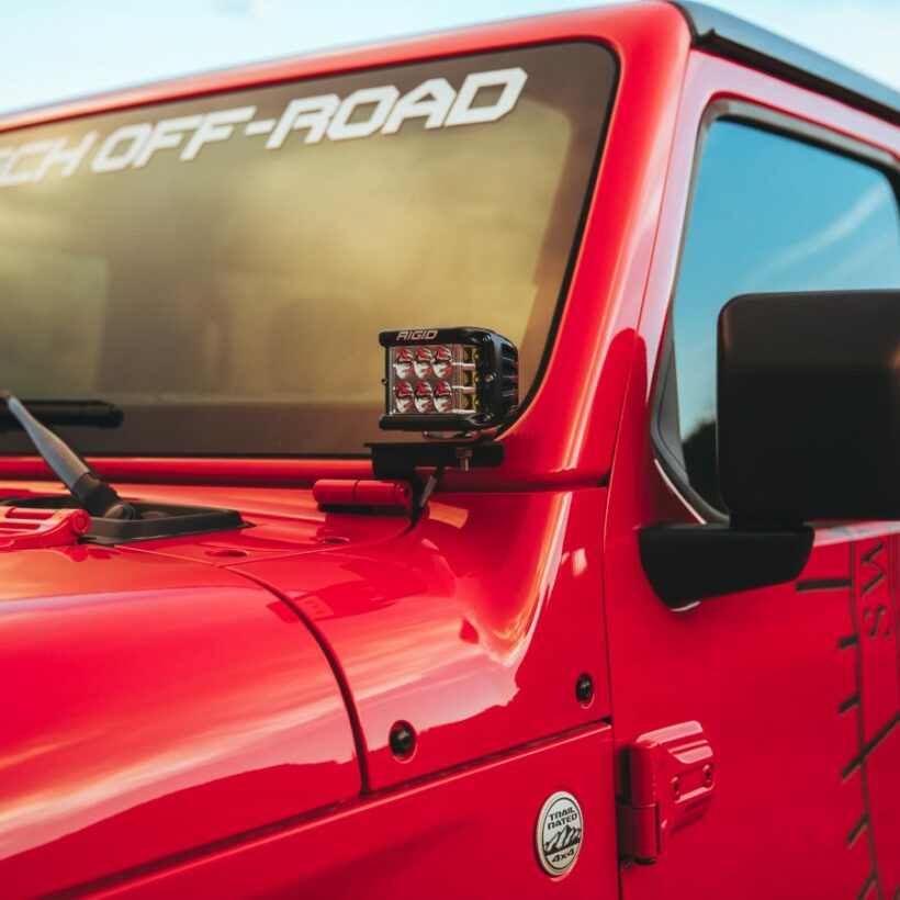 JEEP Wrangler JL Крепление для 2х фар D серии на петли лобового стекла - Экстерьер - JEEP - Jeep Gladiator