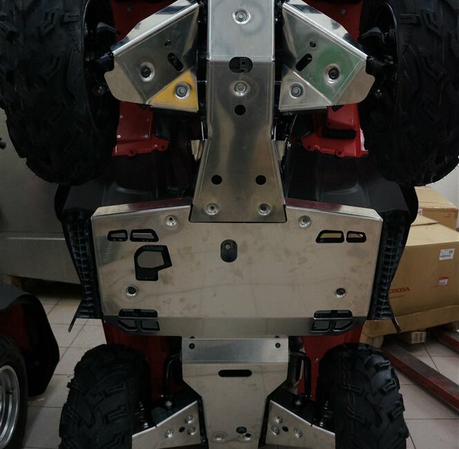 Защита днища, рычагов и подножек ATV Honda TRX500 FA (2016-)/ Honda TRX 420 FA (2016-), Алюминий 4 мм - Защита днища - BMW