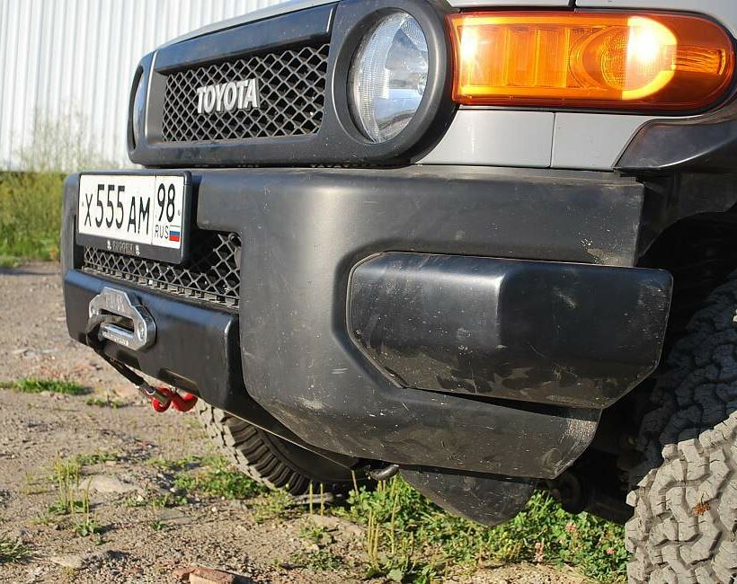 Площадка под лебедку в передний штатный бампер Toyota FJ Cusier. Комплектация № 1 - Экстерьер - TOYOTA - Toyota FJ Cruiser