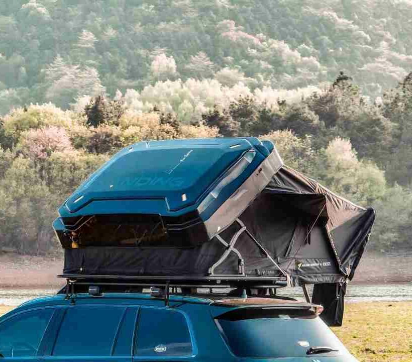 Автомобильная палатка на крышу Arcane Warrior LANDING Hardshell Roof Tent (ADA co-branded) - Всё для автотуризма - FORD