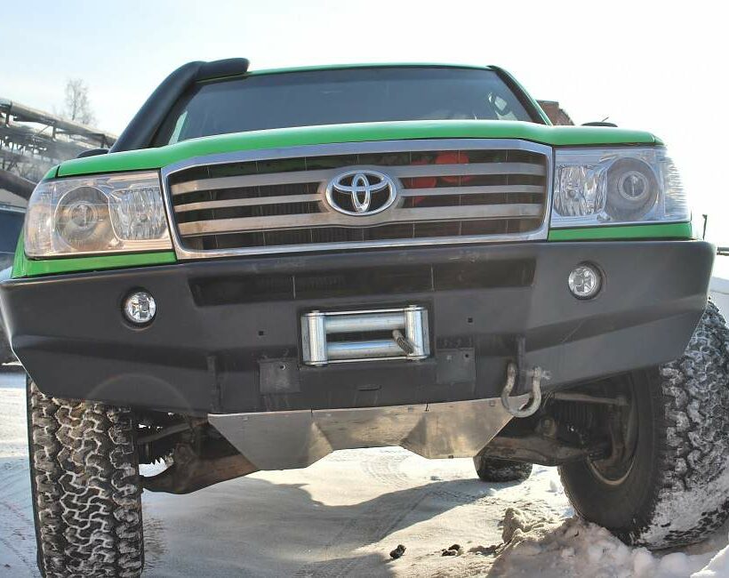 Защита днища Toyota Land Cruiser 100, Lexus LX 470 (радиатора и редуктора, КПП и раздаточной коробки -СИЛОВАЯ). Комплектация № 2 - Защита днища - TOYOTA - Toyota Land Cruiser
