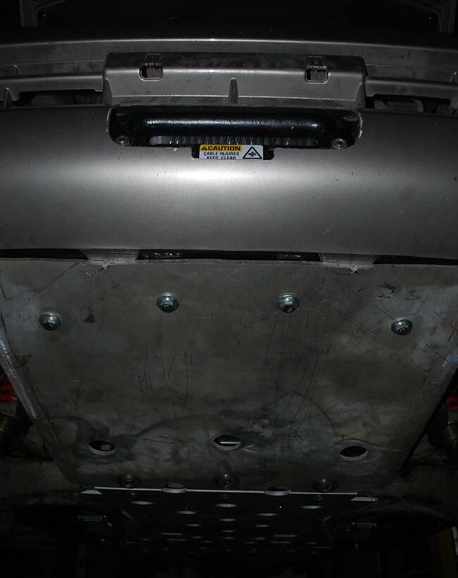 Защита днища Toyota Land Cruiser 100, Lexus LX 470 (радиатора и редуктора, КПП и раздаточной коробки -СИЛОВАЯ). Комплектация № 2 - Защита днища - TOYOTA - Toyota Land Cruiser