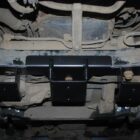 Защита днища Toyota Land Cruiser 100, Lexus LX 470 (радиатора и редуктора, КПП и раздаточной коробки -СИЛОВАЯ). Комплектация № 2 - Защита днища - TOYOTA - Toyota Land Cruiser