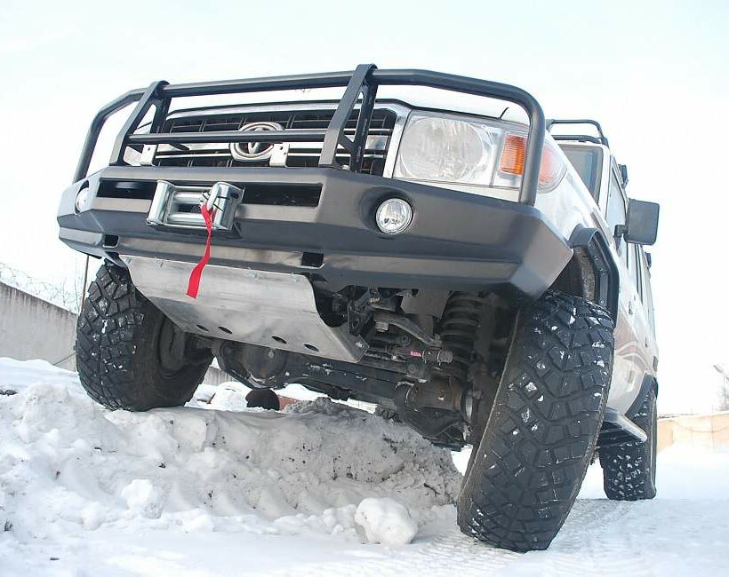 Защита днища Land Cruiser 76, 78 (рулевых тяг и радиатора, раздаточной коробки и КПП) TLC76, 78. Комплектация № 1 - Защита днища - TOYOTA - Toyota Land Cruiser