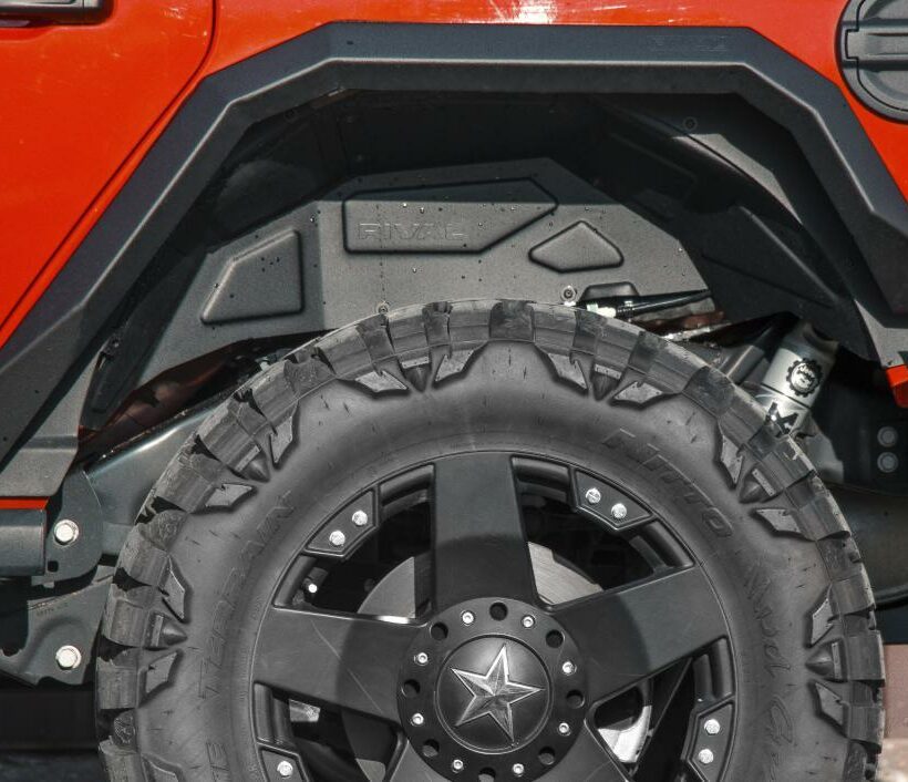 РАСШИРИТЕЛИ КОЛЕСНЫХ АРОК ЗАДНИЕ RIVAL ДЛЯ JEEP WRANGLER JL 2018+ - Расширители арок - JEEP - Jeep Wrangler