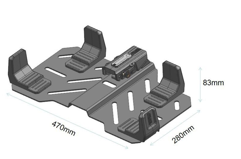 Площадки FLEX Gearbox Quick Release Base Z02 (36/52L) - Экстерьер - JEEP