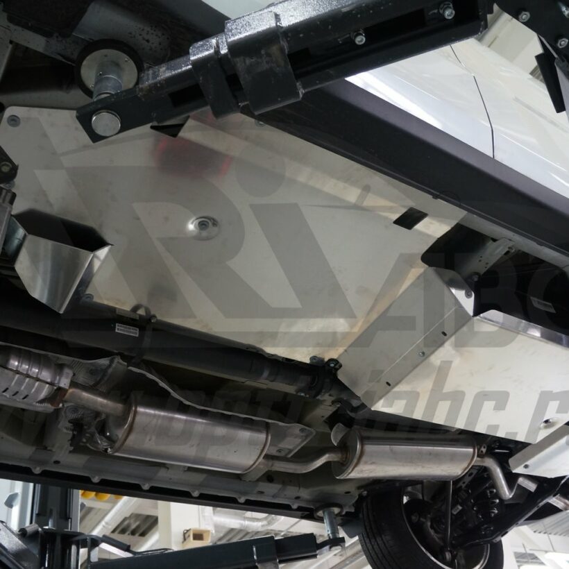 Защита днища Acura MDX (2014-) из 3 частей (без защиты картера), Алюминий 4 мм - Защита днища - HONDA - Honda Acura