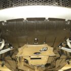 Защита картера двигателя и КПП BMW X5 (2011-10.2013) из 2-х частей, с пыльниками, Алюминий 4 мм - Защита днища - BMW - BMW X5