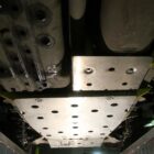 Защита днища силовая Toyota Land Cruiser 120 (радиатора и редуктора, КПП и раздаточной коробки) Силовая. Комплектация № 2 - Защита днища - TOYOTA - Toyota Land Cruiser