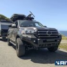 БАМПЕР RIVAL СИЛОВОЙ ПЕРЕДНИЙ АЛЮМИНИЕВЫЙ (ЧЕРНЫЙ) ДЛЯ TOYOTA LAND CRUISER 200 (2015+) - Силовые бамперы - TOYOTA - Toyota Land Cruiser