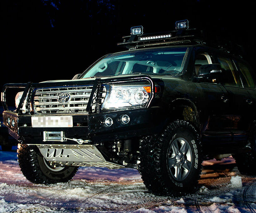 Защита днища Toyota Land Cruiser 200 (переднего редуктора, поддона ДВС, раздаточной коробки, КПП - СИЛОВАЯ). Комплектация № 2 - Защита днища - TOYOTA - Toyota Land Cruiser