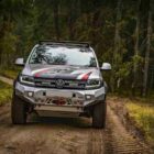 БАМПЕР ПЕРЕДНИЙ СИЛОВОЙ RIVAL ДЛЯ VOLKSWAGEN AMAROK (2010+) ЧЕРНЫЙ АЛЮМИНИЕВЫЙ. Комплектация 1 - Силовые бамперы - VOLKSWAGEN - Volkswagen Amarok