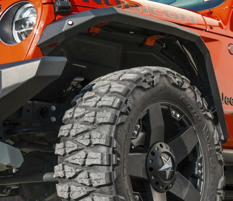 РАСШИРИТЕЛИ КОЛЕСНЫХ АРОК ПЕРЕДНИЕ RIVAL ДЛЯ JEEP WRANGLER JL 2018+ - Расширители арок - JEEP - Jeep Wrangler